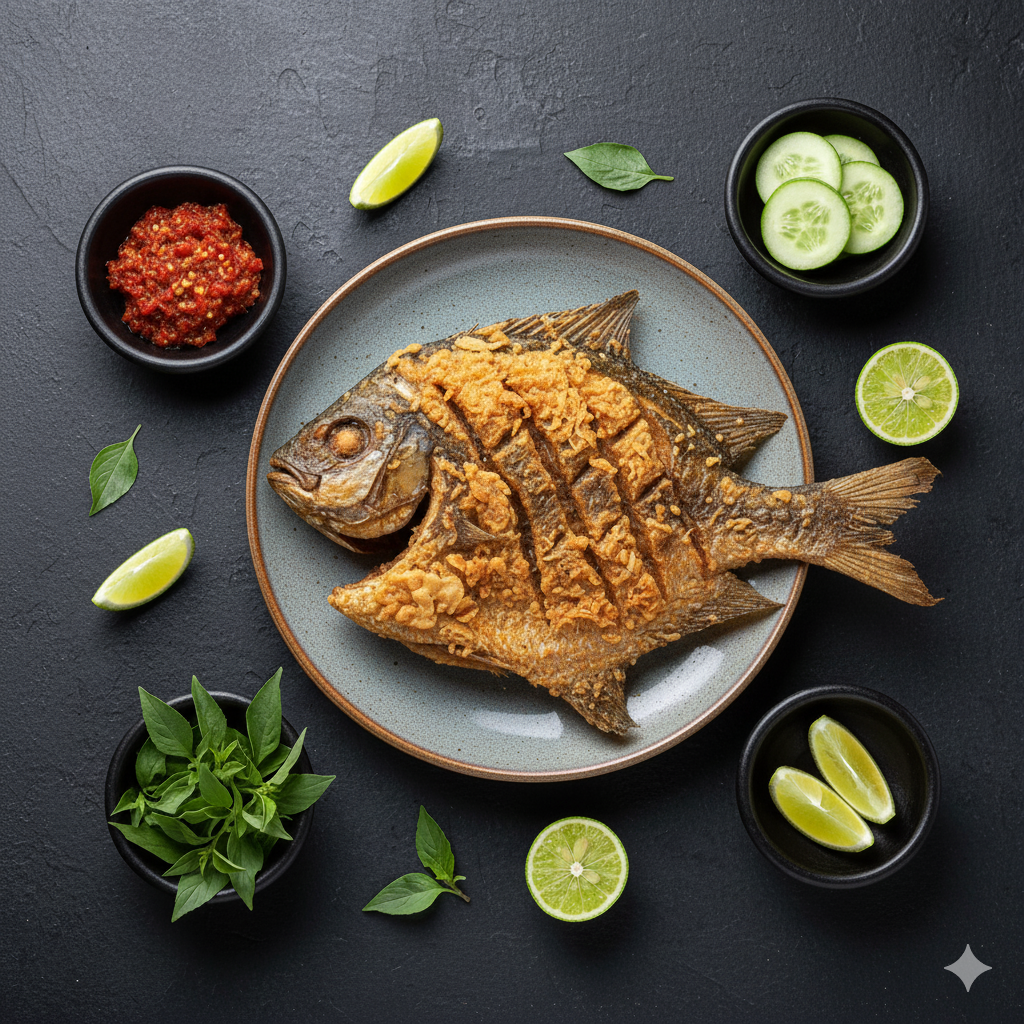 Ikan Bawal Goreng